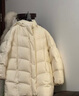 太平鸟女装羽绒服连帽泡芙冬保暖面包服外套 浅黄短款 L 实拍图