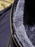 回力（Warrior）男鞋保暖工装鞋加绒加厚休闲棉靴高帮软底雪地靴 WBN-3188 全黑39 实拍图