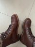 红翼（Red Wing）短筒靴皮靴复古工装靴棕色秋冬男靴8111固特异伞兵靴机车靴25新款 棕色8111-AMBER 42.5 实拍图