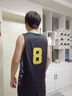 无敌彪篮球服套装男定制球衣大学生比赛训练队服速干透气国潮球服 SOB-309黑色-[8号 不退换] L码（155-165cm 90-100斤） 实拍图