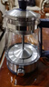 容声（RONGSHENG）容声（RONGSHENG） 煮茶器养生壶烧水壶黑茶蒸汽喷淋式玻璃壶304不锈钢电热水壶全自动电煮茶壶器 蓝色四挡调控【保温款】 1L 实拍图