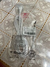 广昌兴（G.C.X）国标电源线两芯裸尾带两项插头两孔220V10a电器自接线电气设备内配线2芯0.75平方铜 白色 2米 实拍图