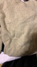 无印良品 MUJI 女式 含牦牛绒骆驼绒圆领毛衣 长袖针织衫秋 冬季 米色 M -L(165/88A) 实拍图