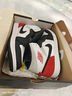 Jordan篮球鞋男子AJ 1乔丹JORDAN 1中帮运动鞋852542-100白黑42 实拍图