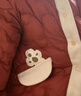 巴拉巴拉童装儿童羽绒服男童女童连帽外套小童宝宝冬装潮 铁锈红61003 110cm 实拍图