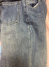 真维斯（Jeanswest）复古蓝阔腿牛仔裤女款秋冬新款高腰垂感直筒宽松小个子拖地裤子女 复古色九分【加绒】 S 实拍图