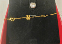 周六福5G工艺黄金手链女甜心兔生肖兔手链计价A0710504 约2.17g 16+3cm  实拍图