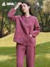 铜牛26新款暖棉开襟家居女套秋冬家居服套装 启运紫红 M(165/90) 实拍图