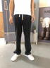 啄木鸟休闲裤男2025夏季薄款冰丝百搭阔腿裤男显瘦宽松男士休闲直筒裤男 深灰色 M -建议90-115 斤 实拍图