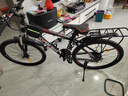 永久（FOREVER）山地车自行车成人男女青少年学生铝合金单车上班代步公路越野赛车 【铝架】旗舰版-黑红辐条轮 26寸27速【建议身高155-185cm】 实拍图