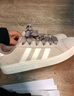 adidas「面包鞋」GRAND COURT BASE 00s休闲低帮板鞋男女阿迪达斯   浅褐/汉玉白/蒸汽灰   35.5 实拍图