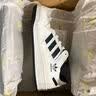 阿迪达斯adidas 三叶草中性FORUM LOW休闲鞋 IH7830 41 实拍图