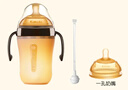 kamidi断奶奶瓶仿母乳硅胶奶瓶新生儿吸管奶瓶防胀气耐摔戒奶奶瓶 250ML【3孔+1孔奶嘴】 0-7个月 实拍图