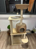 兽牌实木猫爬架藤编猫窝猫树一体剑麻猫咪玩具抓板大型爬柱架子猫 X-03实木(南瓜窝+太空舱+猫篮) 实拍图