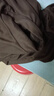真维斯（JEANSWEST）长袖t恤男装秋冬季款保暖内搭打底衫双面加绒纯色男士长袖上衣服 咖啡 纯色 2XL 【高低领可选】 实拍图