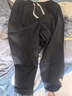 【肥仔240斤超大码5XL】裤子男夏季潮流百搭宽松日系潮流休闲阔腿大码胖子九分裤潮胖男装 黑色 XXXXXL 205~230斤可穿 实拍图