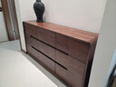 致典北美黑胡桃木九斗柜北欧实木卧室家具储物收纳大柜子极简抽屉柜 黑胡桃1.5米九斗柜【出口专用】实木轨道 实拍图