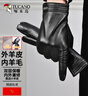啄木鸟羊皮手套男秋冬季加绒加厚户外防风雨雪保暖骑行开车触屏真皮手套 实拍图