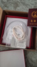 中国黄金（CHINA GOLD）淡水珍珠项链妈妈款素珠锁骨链母亲节生日礼物送女友实用 （万里挑一）珍珠素链-9-10mm 实拍图