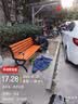 启励 公园长椅户外椅子休闲长凳广场庭院花园凉亭防腐木靠背椅室外 优质防腐木1.5米有靠背【加厚】 实拍图