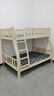 皓娜【现货闪发】床全实木儿童床上下层实木床上下床男孩女孩子母床 单梯款+床垫+书架 上铺宽1.15米下铺宽1.35米 实拍图