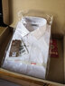 恒源祥短袖衬衫男士夏季薄款商务休闲纯色上班面试职业正装宽松白领衬衣 CM01002 淡粉色条纹 39 实拍图