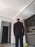 顺丰-次日达【升级款】马尼亚袋鼠 西服套装男三件套西装套装新郎伴郎婚礼服结婚休闲正装韩版舒适工装职业 西服+马甲+西裤+衬衫+7件赠品 2XL 实拍图
