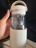 蕉加水杯男士磁吸泡茶杯茶水分离磁弹杯子大容量运动水杯可定制 白色【高级礼盒-破损包赔】600ml 实拍图