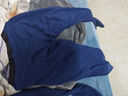 宜而爽7A抑菌防螨 【含山羊绒蚕丝】男女保暖内衣套装无痕圆领秋衣秋裤 男款-藏青 XXXL男185 实拍图