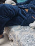 芬腾睡衣男三层加厚珊瑚绒夹棉家居服套装秋冬季男士加绒法兰绒 实拍图