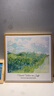 梵高莫奈原木风小清新装饰挂画世界名画客厅餐厅小众油画 F款梵高《绿色麦田》 40*40cm 原木色木纹框+油画布 实拍图