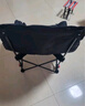 原始人月亮椅露营椅子户外折叠椅便携野餐桌椅钓鱼凳子沙滩椅躺椅 黑色  实拍图