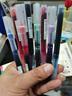 晨光(M&G)文具直液式走珠笔速干笔签字笔 0.5mm全针管中性笔 学生商务水笔办公用品 8黑1蓝1红 实拍图