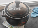 【耐干烧】砂锅炖锅大号耐高温煲汤锅陶瓷砂锅煲家用煤气燃气汤锅 富贵花5.2升（4-5人） 实拍图