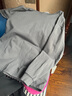凡客诚品300克重磅全棉圆领长袖T恤男士打底T恤衫 铁灰 XL 实拍图