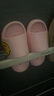 B.Duck小黄鸭童鞋儿童拖鞋男女童四季室内家居鞋浴室一字拖5916粉色34 实拍图