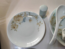 NINE CRANES景德镇青瓷餐具套装轻奢高档正品碗碟套装家用乔迁之喜碗筷盘组合 【青瓷10人套装】高档锦盒 70头 实拍图