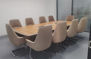 圣黎大型办公会议桌长桌会议室桌椅组合长条桌子会议台3.0米桌+10把椅 晒单实拍图