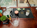 宫弦茶桌茶台一体桌茶几新中式桌椅组合办公室家用客厅阳台小功夫泡水 特价）1.6米明月1梳4月 实拍图