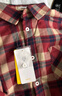 巴拉巴拉童装男童衬衫长袖中大童格子印花衬衣秋冬加绒上衣潮 红黑色调00469 165cm 实拍图