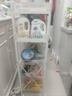 妙立（Miaoli）厨房置物架家用收纳储物架子落地多层用品大全小推车多功能蔬菜篮 5层白至尊款【3篮2板】 实拍图