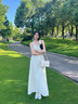 CHARLIE&KELLI CK品牌包包女包2025新款情人节礼物女简约小众斜挎链条小方包 米白【代写贺卡 赠品牌礼袋】 实拍图