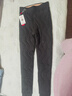 浪莎100%羊毛保暖裤女士秋冬季加绒加厚棉裤高腰修身打底羊毛裤黑色 实拍图
