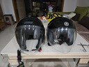 GSB摩托车头盔3C认证半盔男女用冬季保暖通勤踏板电动车头盔G268A 闪光黑配透明镜片+顺丰快递 XL（59-60头围） 实拍图