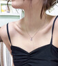 Grace Girl轻奢珠宝鲁伯特之泪项链女小众简约首饰生日情人节礼物送女友老婆 鲁伯特项链（银色） 实拍图