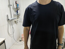 Mr.Bu布先生新疆长绒棉短袖T恤男士纯棉情侣小白T春夏季打底衫纯色衣服 【纯正棉感T】黑色圆领 XL (180) 实拍图