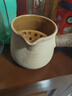 瓷牌茗茶具（cipaiming teaset）围炉煮茶家用全套配件罐罐茶煮茶壶室内炭火炉烤红薯 条纹《月颜》侧把壶 700ml 实拍图