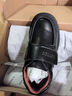 巴布豆（BOBDOG）童鞋男童软底黑色皮鞋春秋款百搭儿童鞋 108533103 黑色30 实拍图