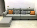 简昕科技布沙发客厅小户型现代简约 三人位奶油风高靠背布艺沙发8045 实拍图