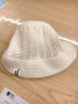 目丸帽子女秋冬韩版ins潮牌百搭毛线帽冷帽冬季保暖护耳大头针织帽男 米色 M(56-58cm) 实拍图